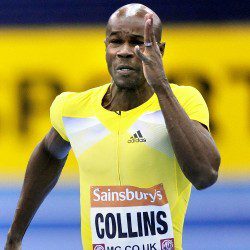 Kim Collins aiming for fast 50th appearance on British soil
