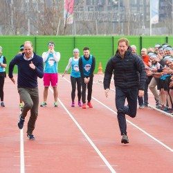Royals take to the track for Heads Together