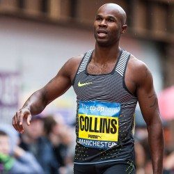 Kim Collins to defend title at Arcadis Great CityGames Manchester