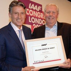 Brendan Foster awarded IAAF Golden Order of Merit
