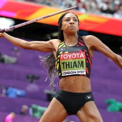 Nafi Thiam clear in World Championships heptathlon
