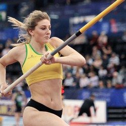 UK junior record for Molly Caudery