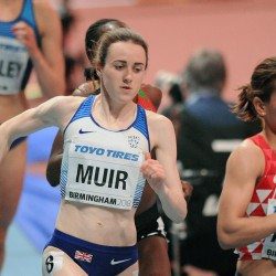 Superb silver for Laura Muir as Genzebe Dibaba does world indoor double