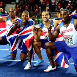Britain’s 4x100m relay squad say golden goodbye to Berlin