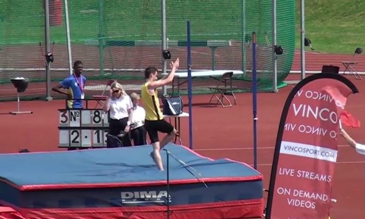 Video: English Schools inter boys high jump
