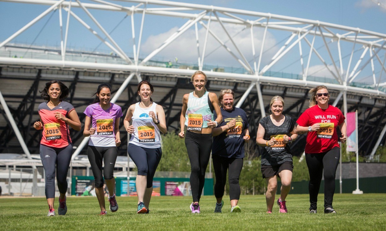 Paula meets Radcliffe’s Great Runners ahead of Great Newham London Run