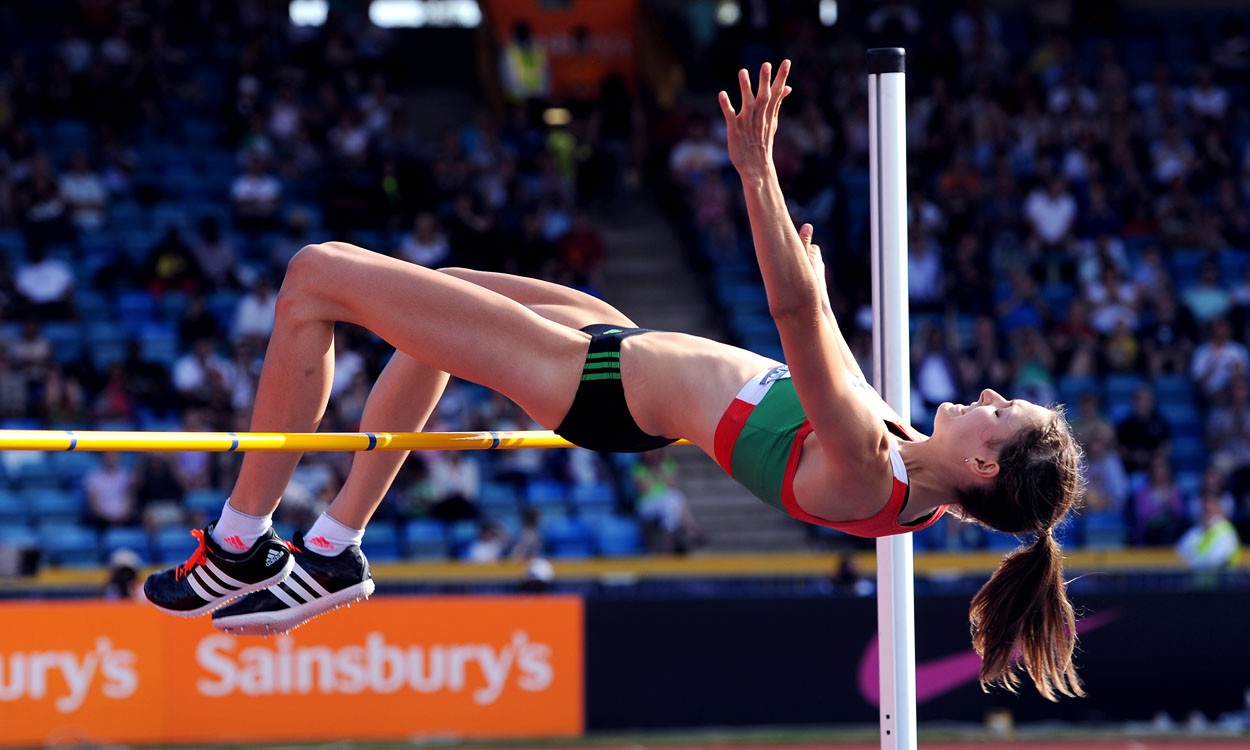 Isobel Pooley hitting the heights