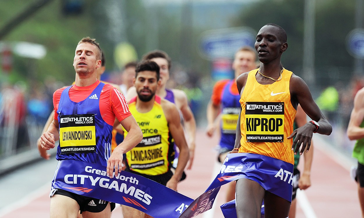 Asbel Kiprop among winners at the Great North CityGames