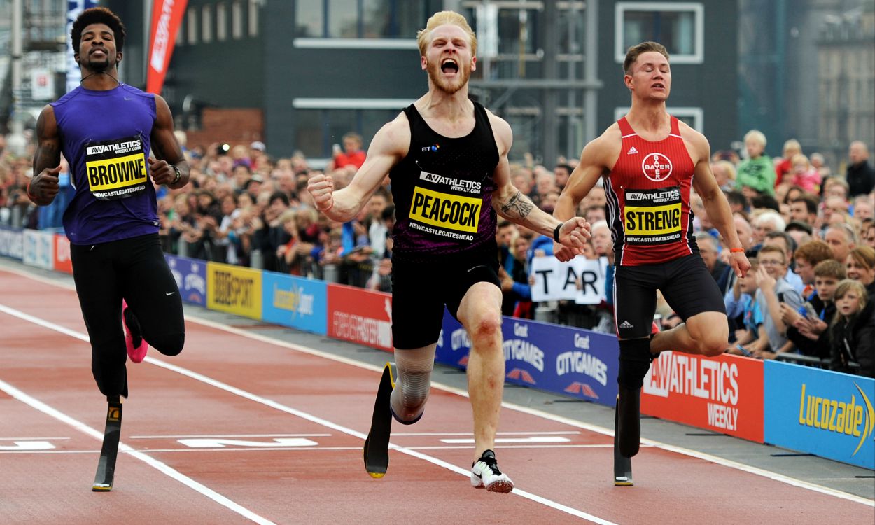 Jonnie Peacock and Richard Browne to renew rivalry at Great CityGames Manchester