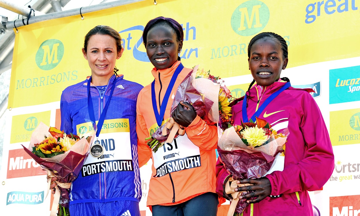 Vivian Cheruiyot and Moses Kipsiro prevail in Great South Run