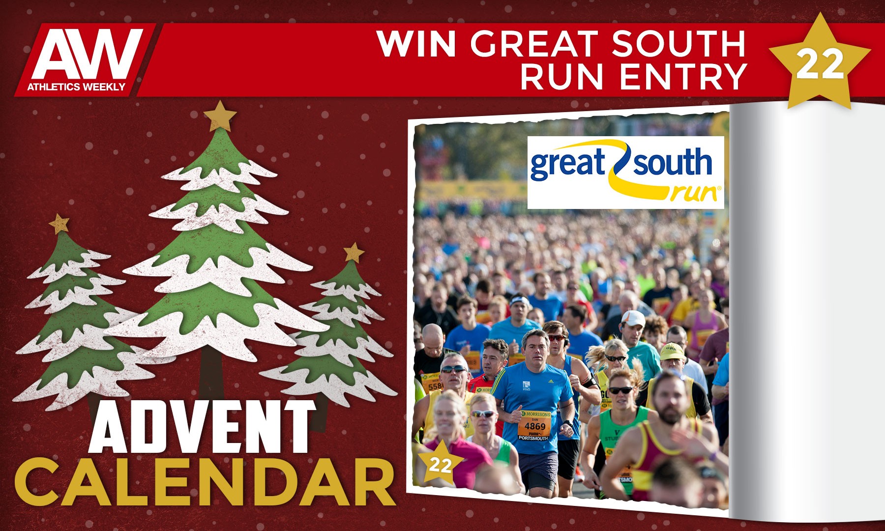 Win a pair of entries for the Great South Run