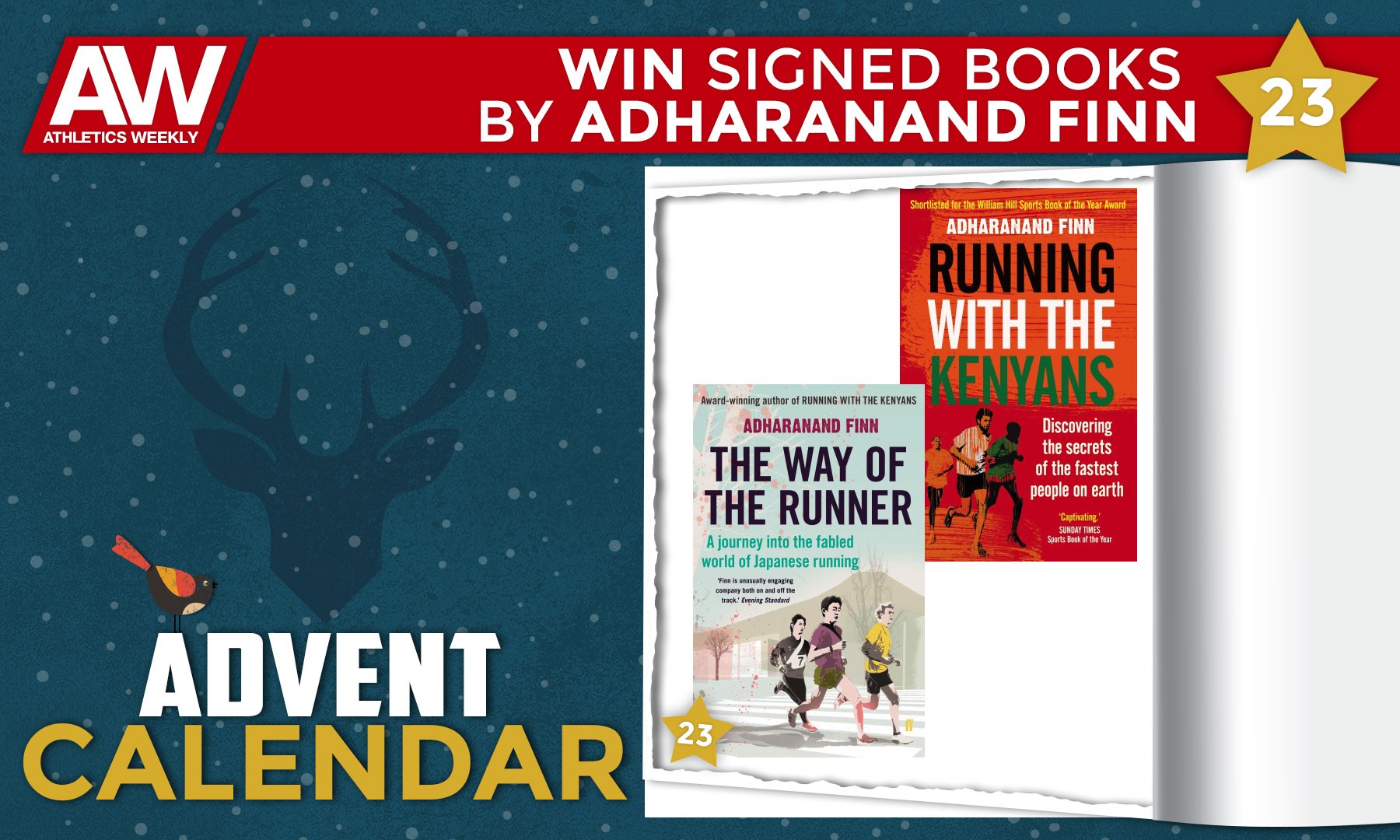 Win signed books by Adharanand Finn