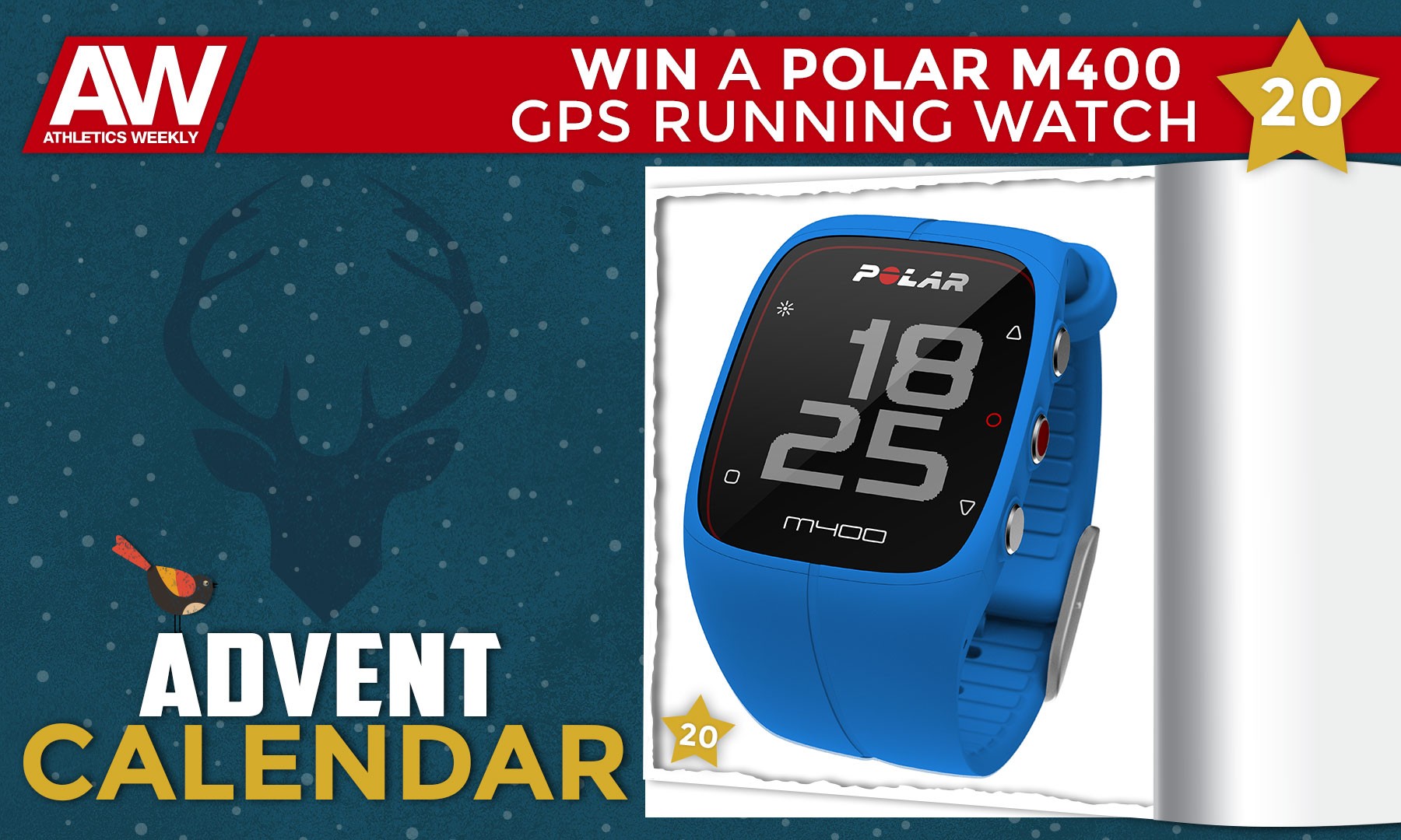 Win a Polar M400 GPS running watch