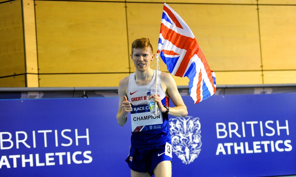 Tom Bosworth smashes UK 3000m walks record at Indoor British Champs