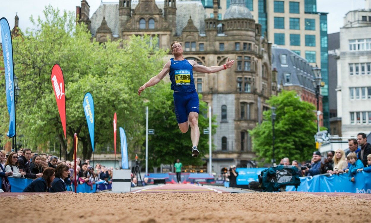 Greg Rutherford jumps Great CityGames record in Manchester