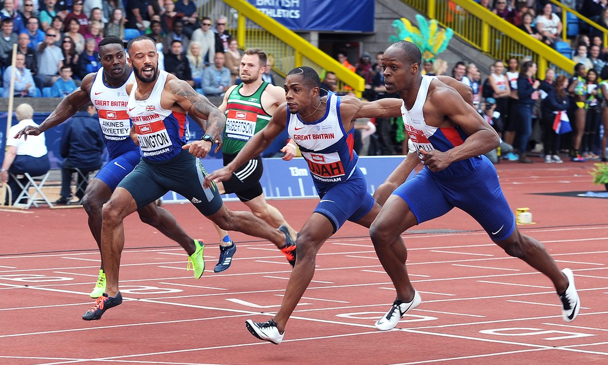 James Dasaolu and Asha Philip blast to British sprints titles