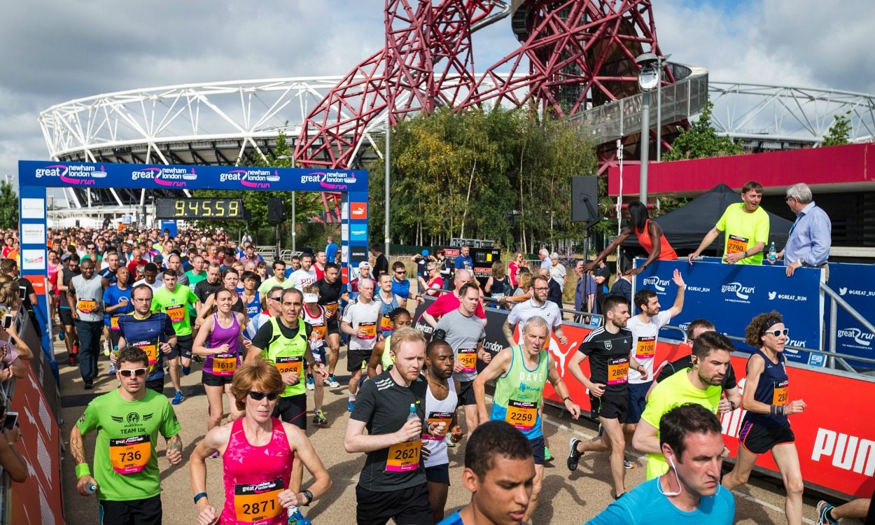 James Denne and Katie White win Great Newham London Run