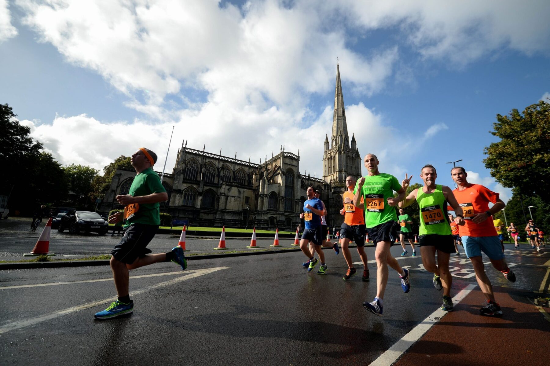 Runners take to the streets for Great Bristol Half Marathon