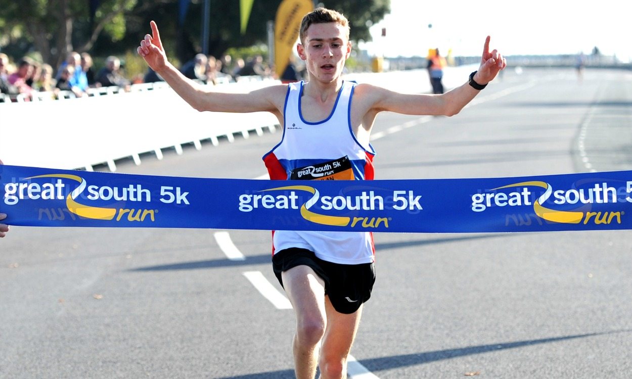 Lachlan Wellington and Maisie Grice win Great South Run 5k