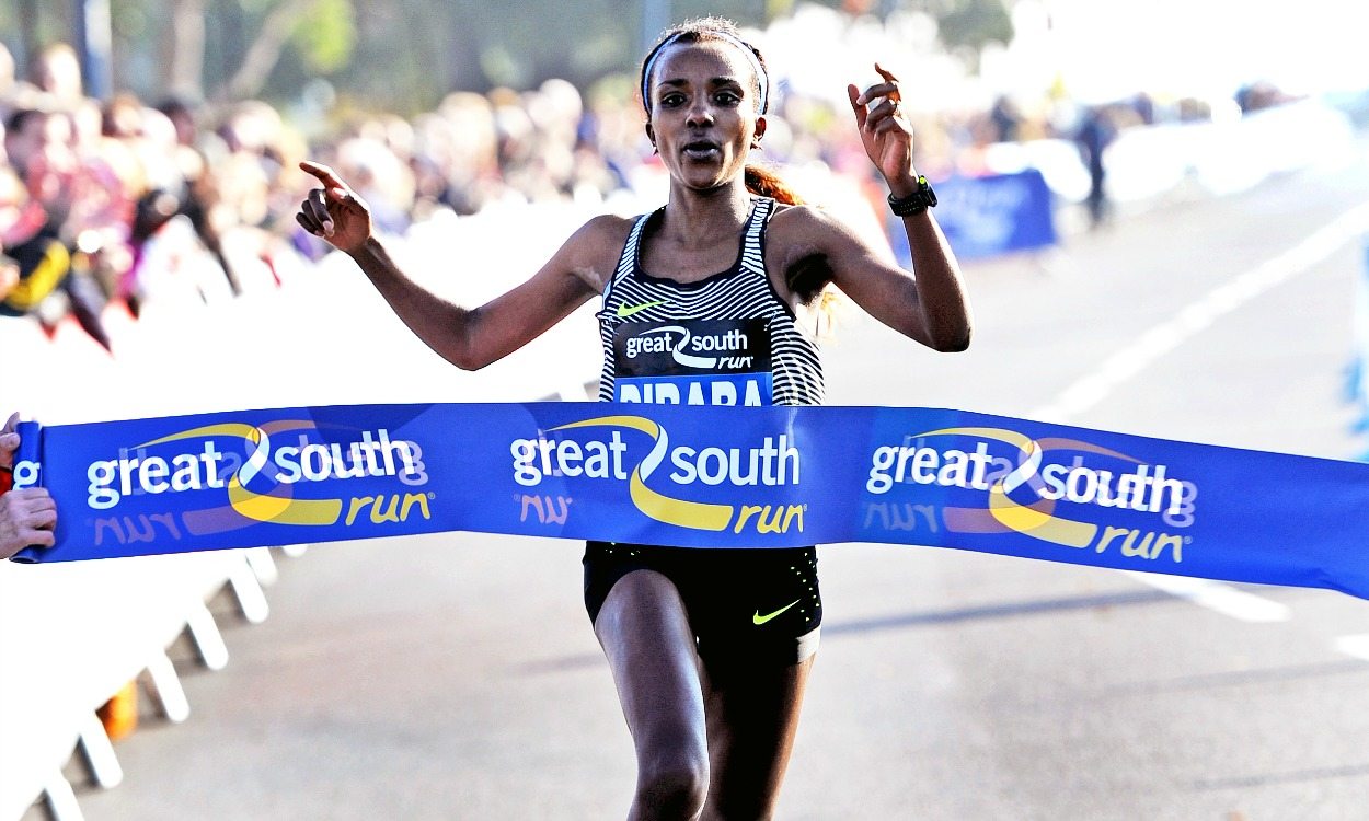 Tirunesh Dibaba and Chris Thompson win Great South Run