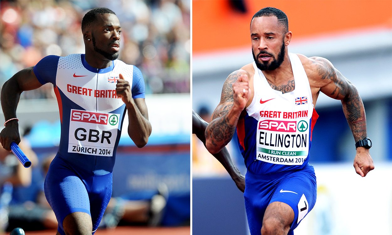 Nigel Levine and James Ellington return to UK after road crash