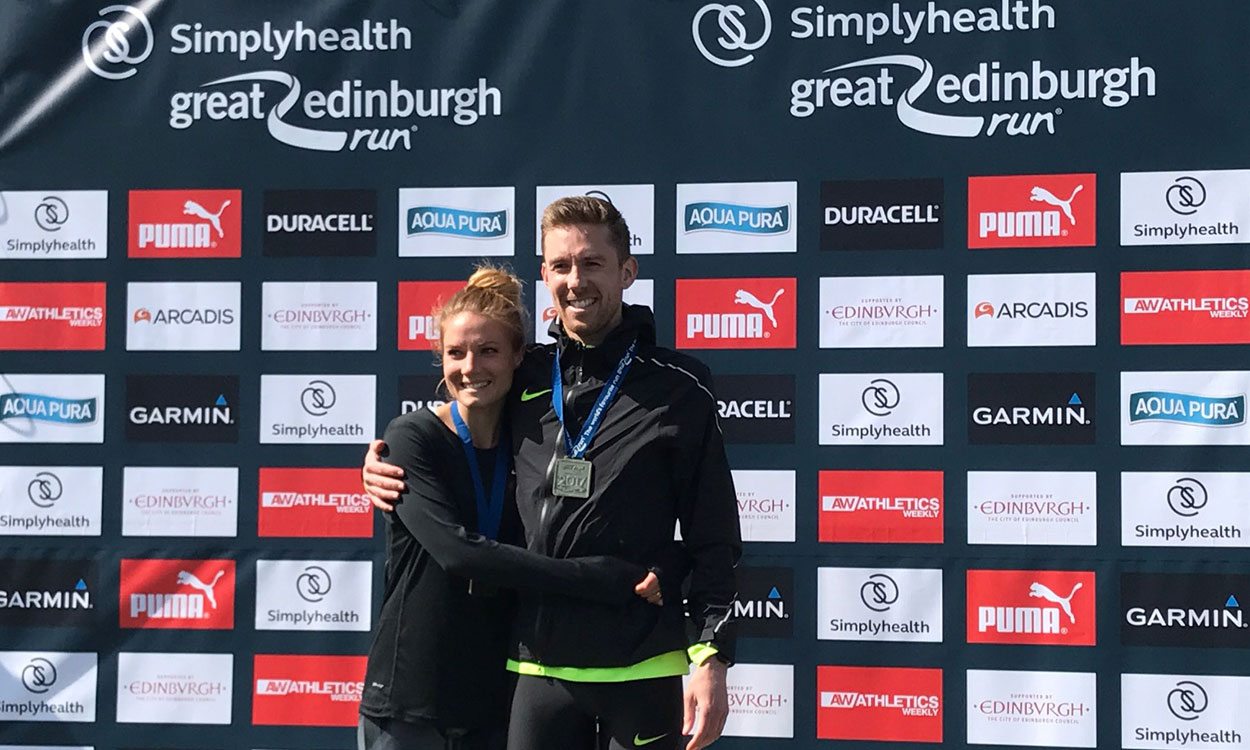 Daniel Wallis and Hillory Wallis win Great Edinburgh Run – weekly round-up