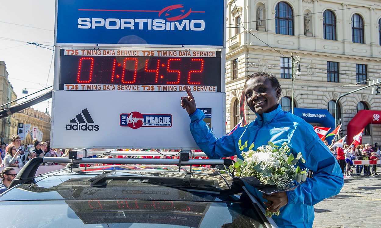 Joyciline Jepkosgei reflects on world record run in Prague