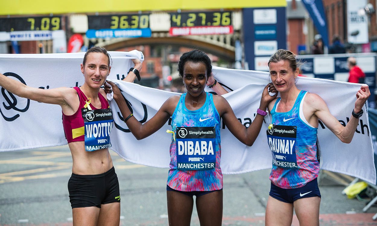 Tirunesh Dibaba and Dathan Ritzenhein win Great Manchester Run 10k