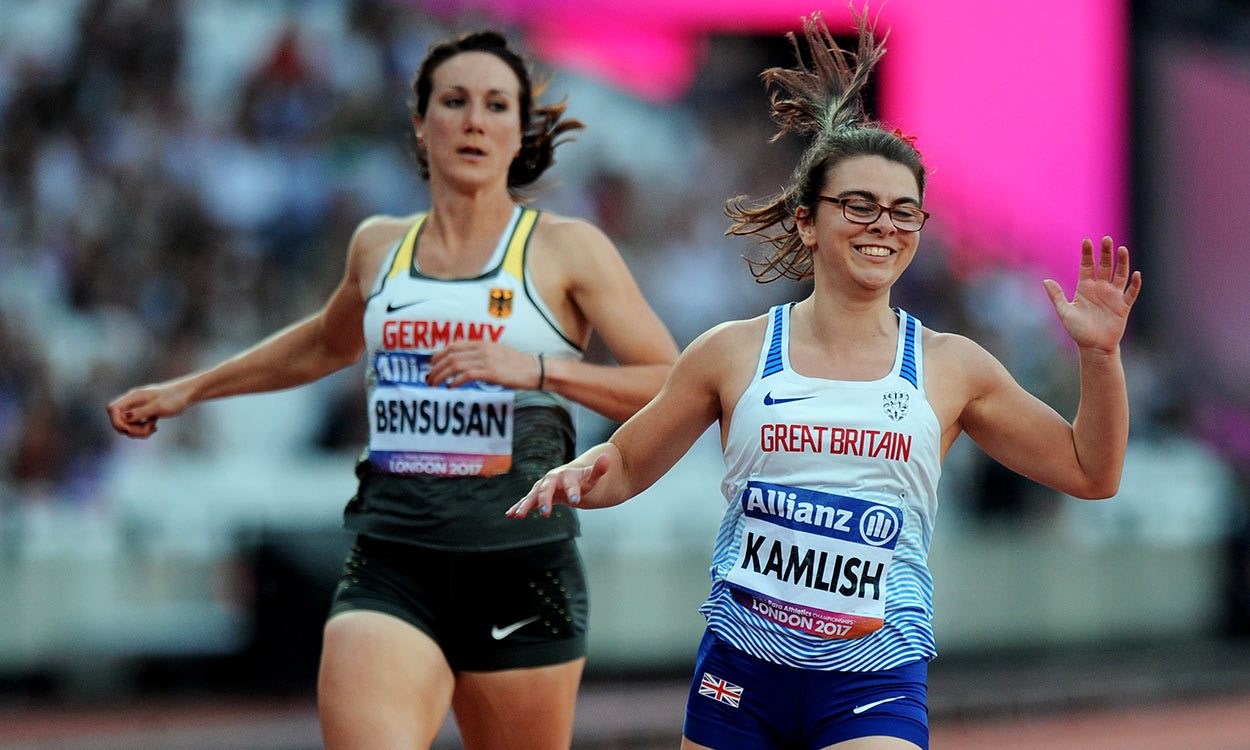 Sophie Kamlish and Hannah Cockroft win world titles in London