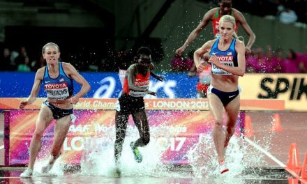 World champions: Emma Coburn