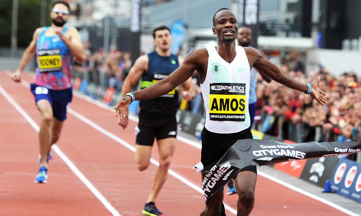 Nijel Amos rises to the Great North CityGames occasion