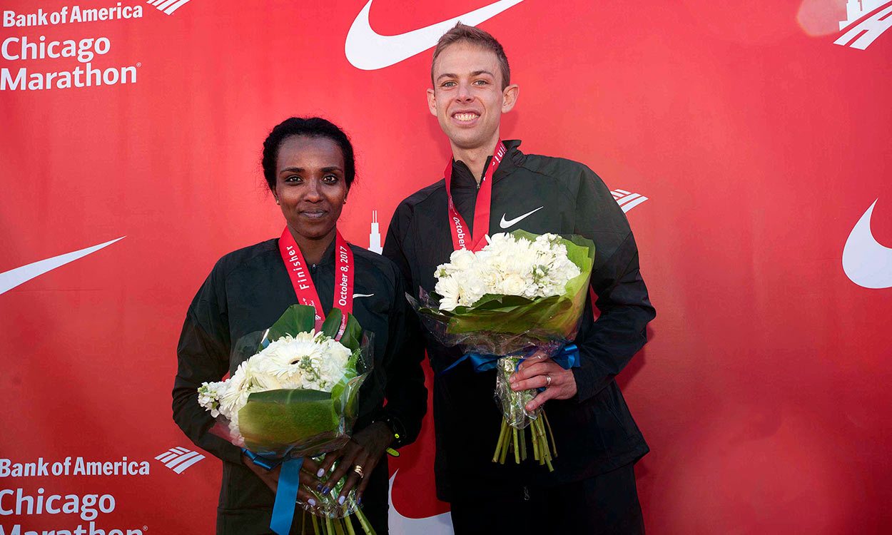 Galen Rupp and Tirunesh Dibaba win Chicago Marathon