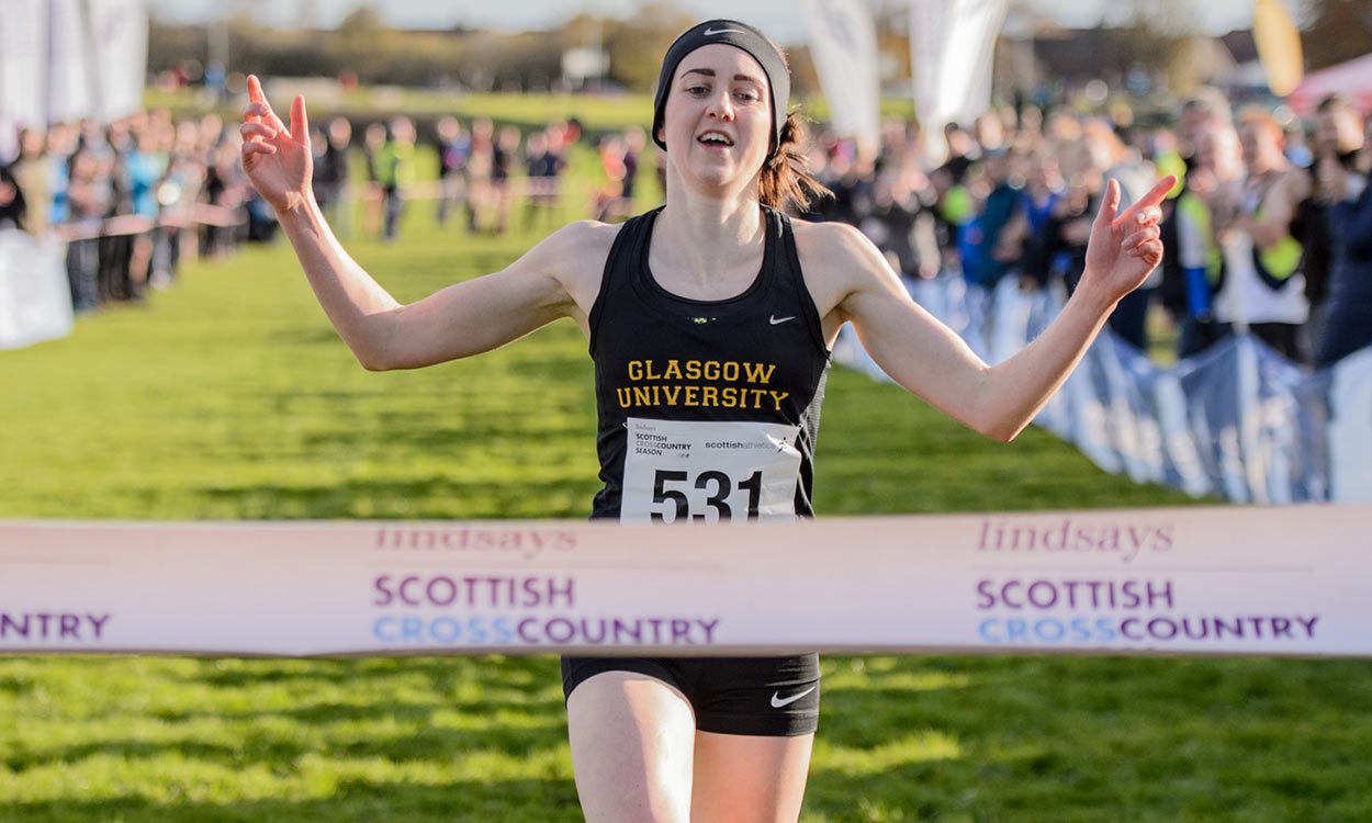 Laura Muir wins third consecutive Scottish short course cross country title