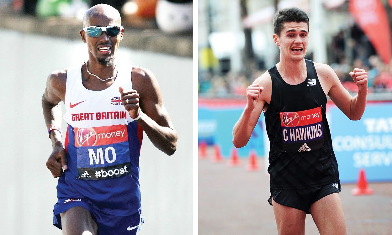 Mo Farah and Callum Hawkins ready to battle each other – and the elements