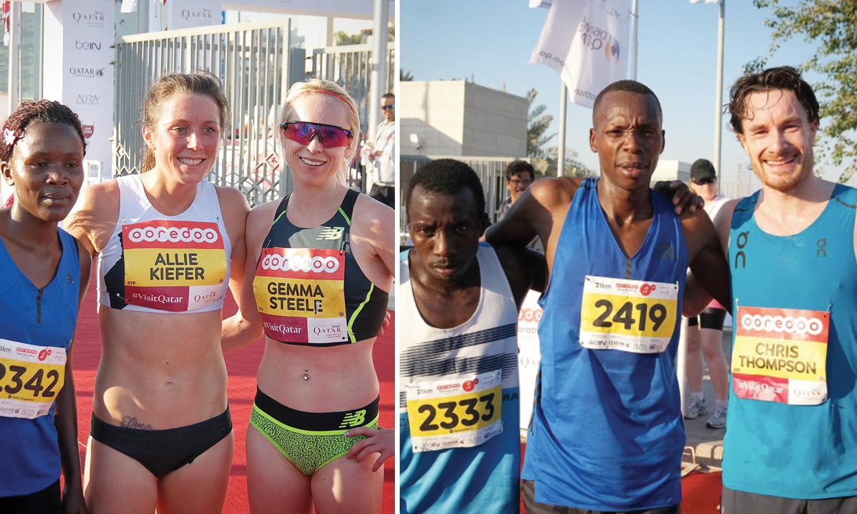 Gemma Steel, Chris Thompson and Eilish McColgan impress in Doha