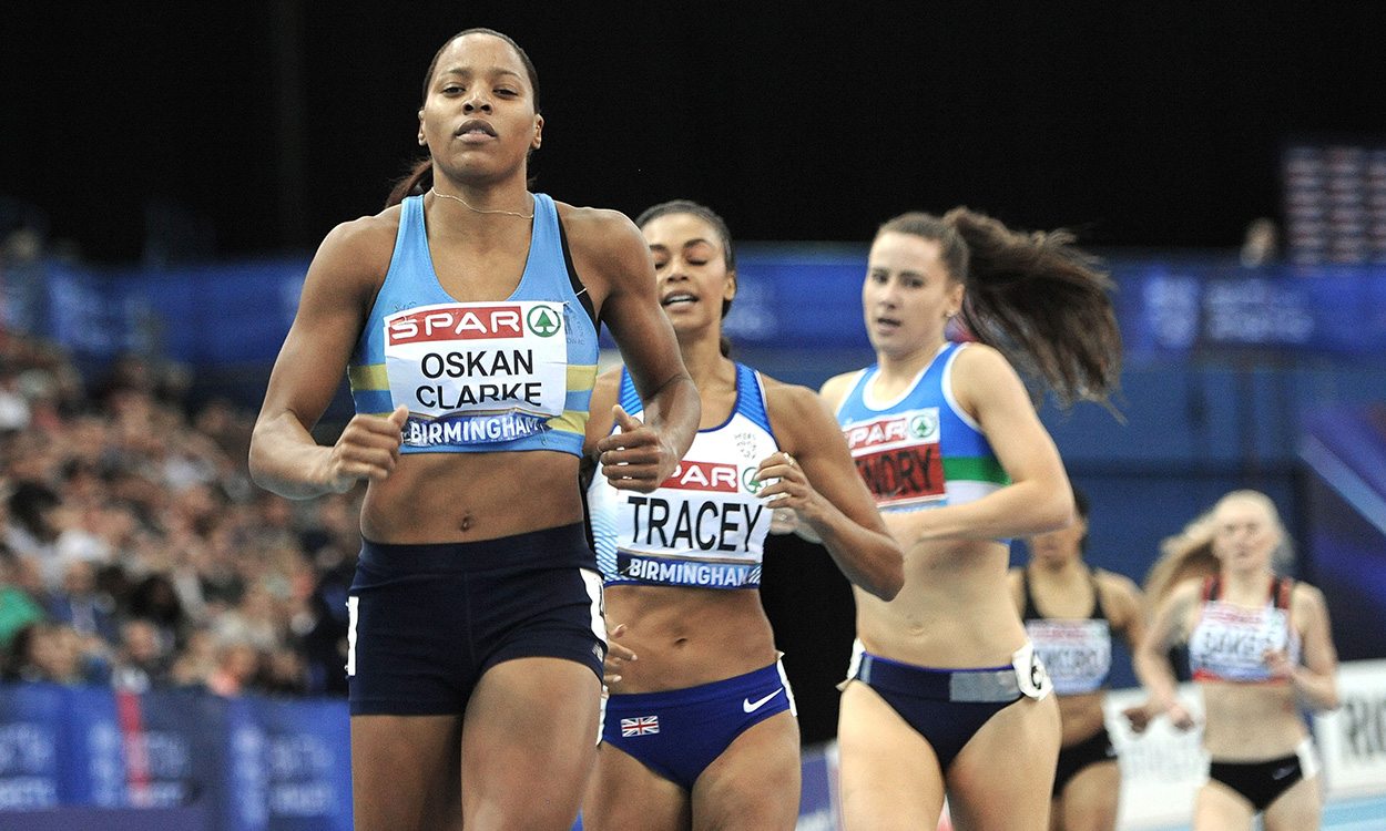Shelayna Oskan-Clarke among winners on day two at British Indoors