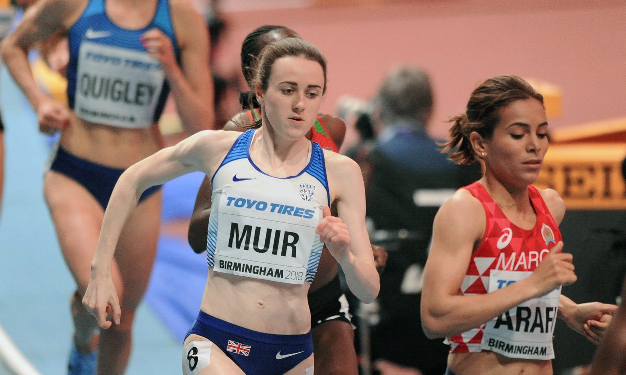 Superb silver for Laura Muir as Genzebe Dibaba does world indoor double