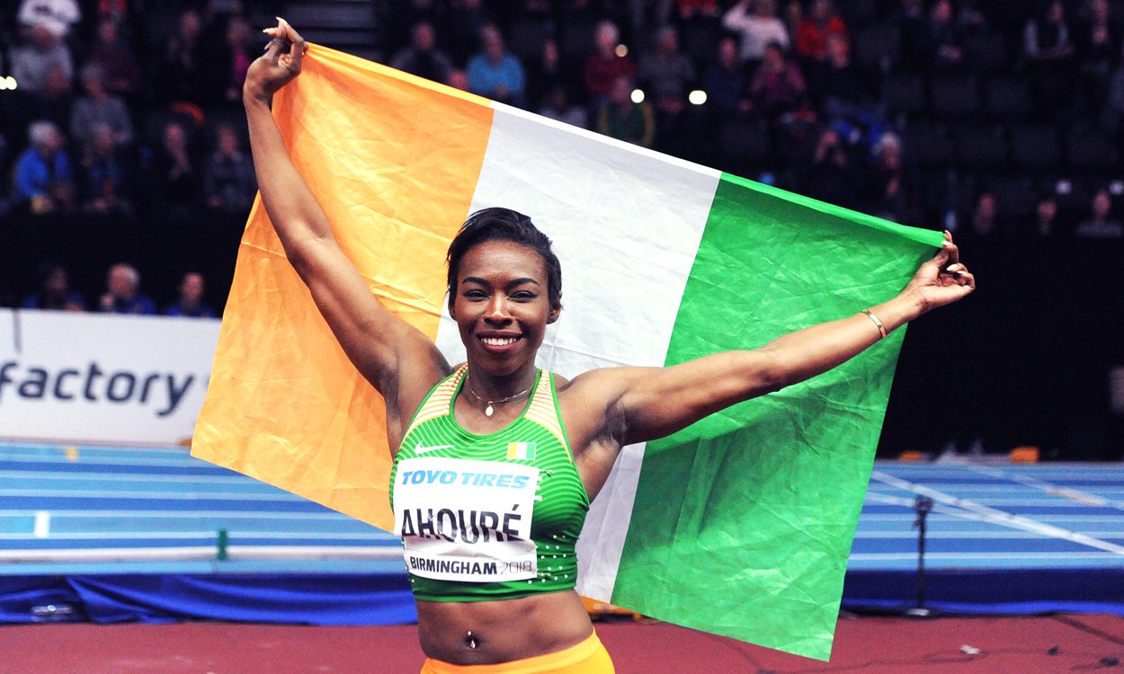 Ivory Coast claims world 60m one-two as Murielle Ahoure goes sixth all-time