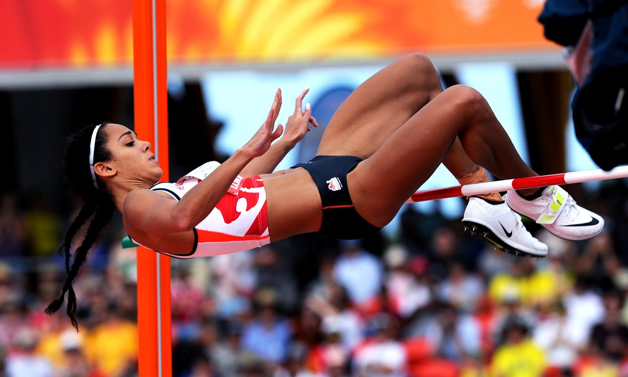 Katarina Johnson-Thompson claims Commonwealth heptathlon crown