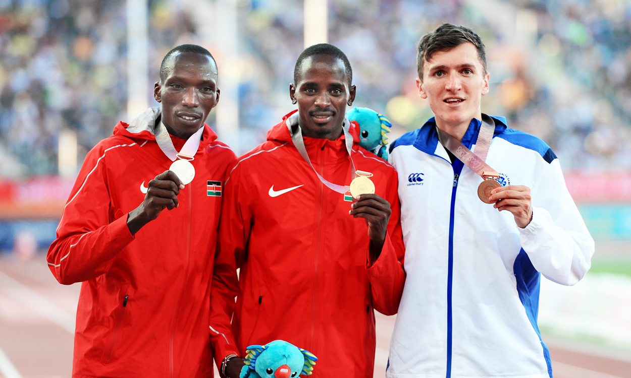 Jake Wightman claims Commonwealth 1500m medal as Elijah Manangoi gets gold
