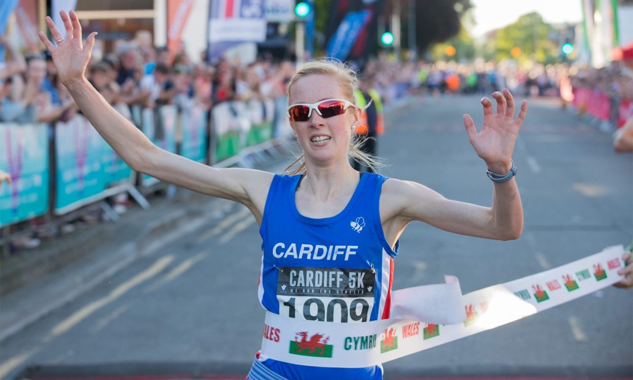 Charlotte Arter breaks Welsh all-comers’ record for 5km title