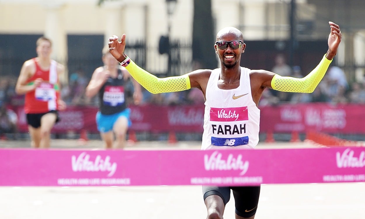 Mo Farah and Steph Twell win London 10,000