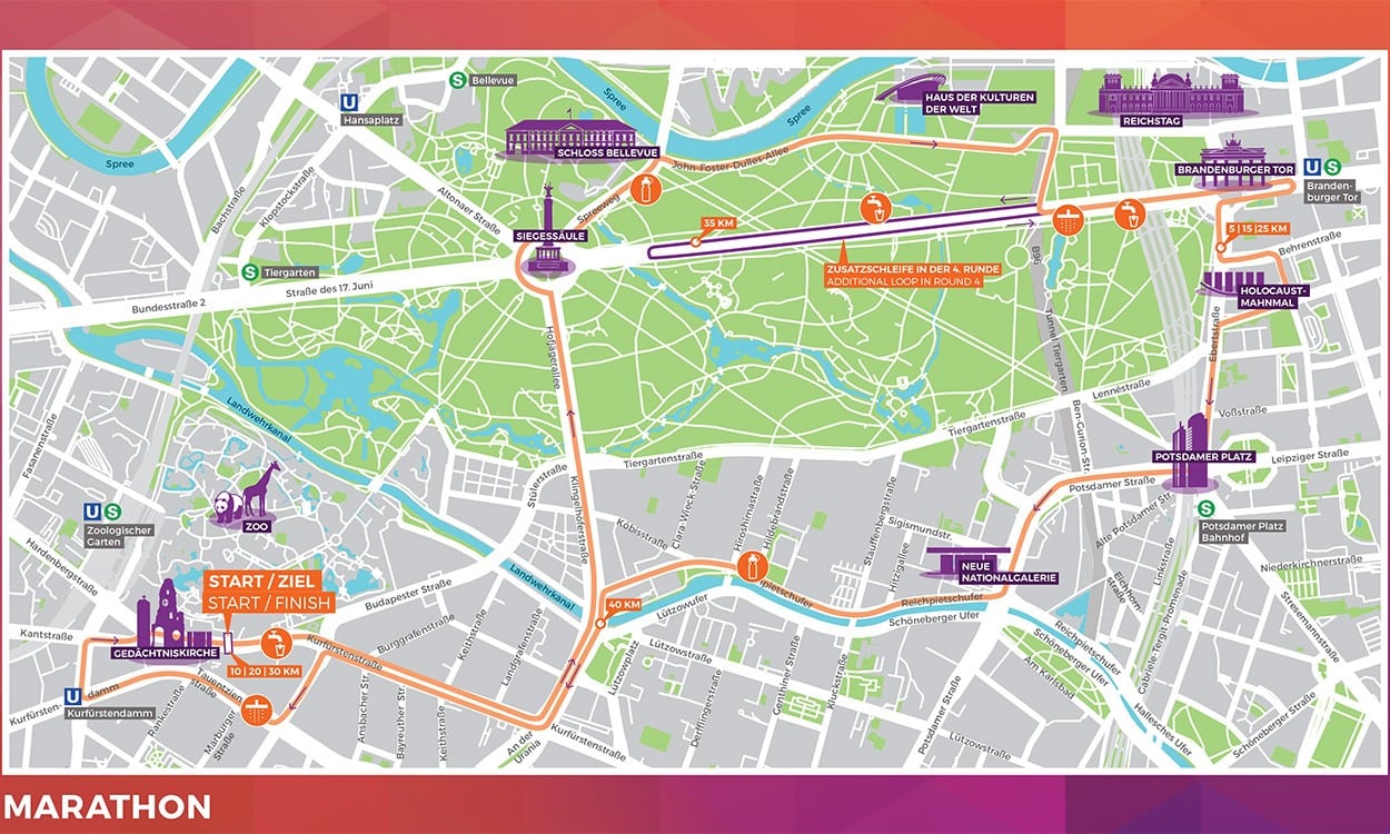 Marathon and race walk routes published for Berlin Euro Champs