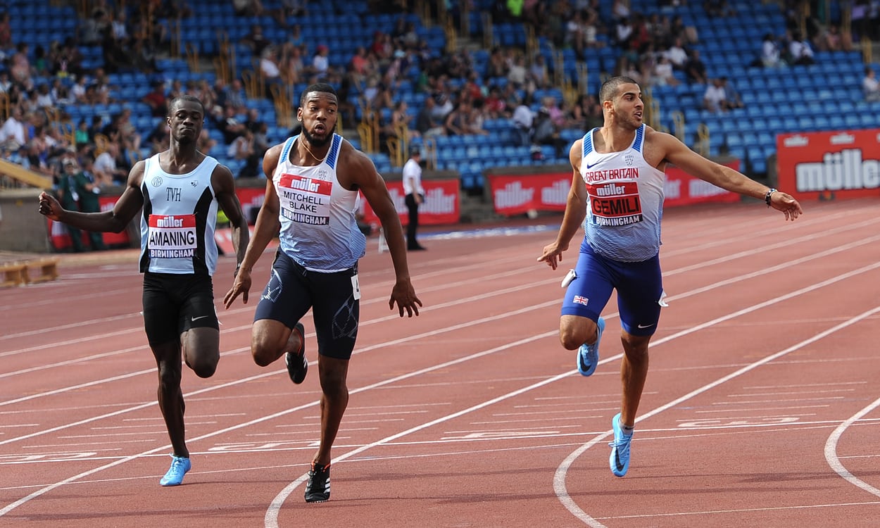 Nethaneel Mitchell-Blake breaks championship best for British 200m gold