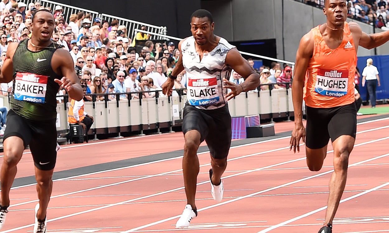 Yohan Blake leads fields at Loughborough meet