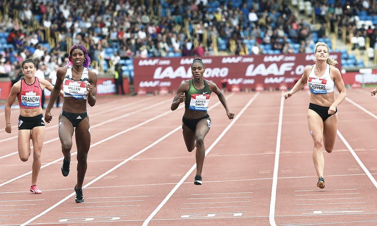 Shaunae Miller-Uibo wins sprint showdown in Birmingham