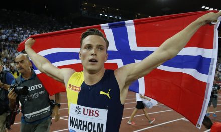 Karsten Warholm claims historic hurdles win in Zurich