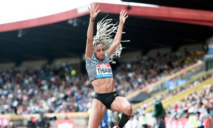 Record-breaking Nafi Thiam lands long jump win in Birmingham