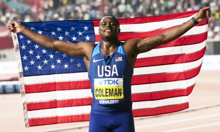 Controversial Christian Coleman rules the world